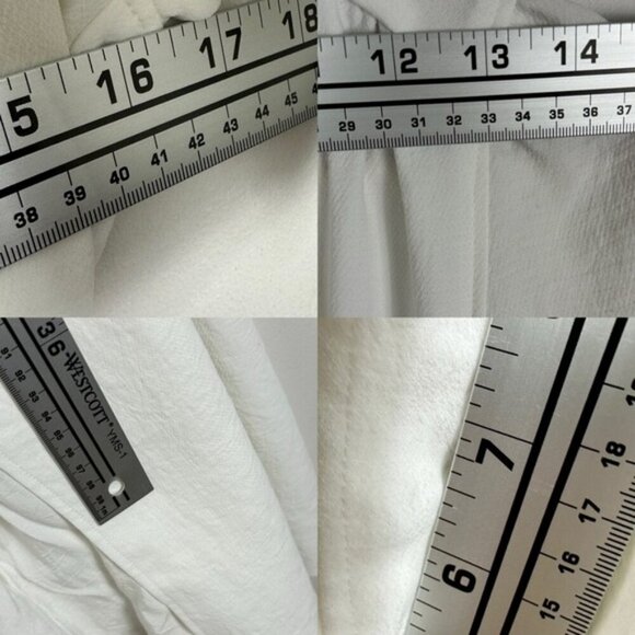 Sezane White Midi Wrap Dress Apolline Ecru White Size 36 French US 4 Minimalist - Picture 13 of 14